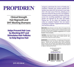Propidren shampoing – mousse purifiante qui nettoie le cuir chevelu en douceur