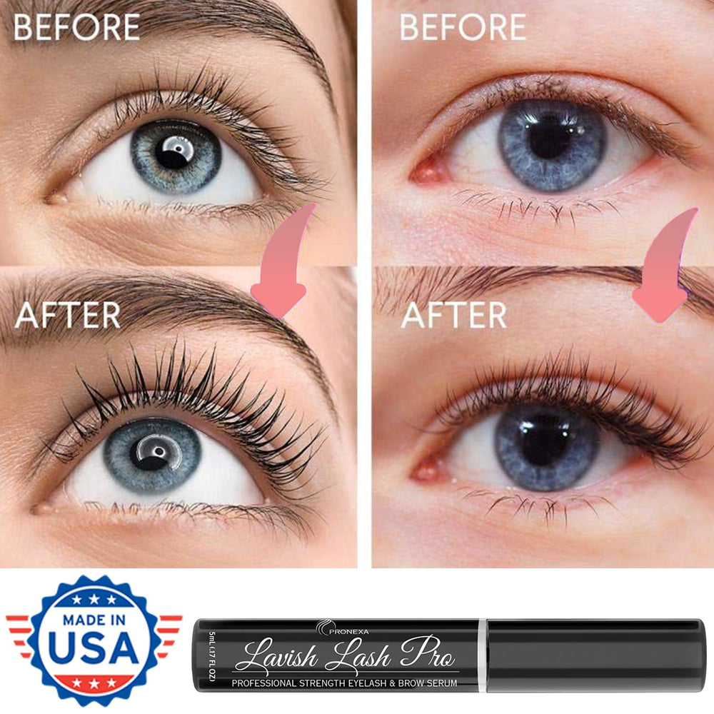 Ingrédients actifs et extraits botaniques présents dans Lavish Lash Pro.