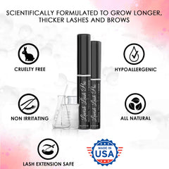 Pronexa Lavish Lash Pro, sourcils plus épais après une utilisation régulière.