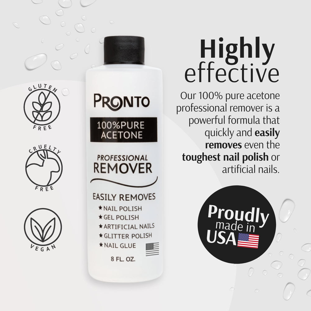 Pronto dissolvant gel 4oz, format voyage pratique.