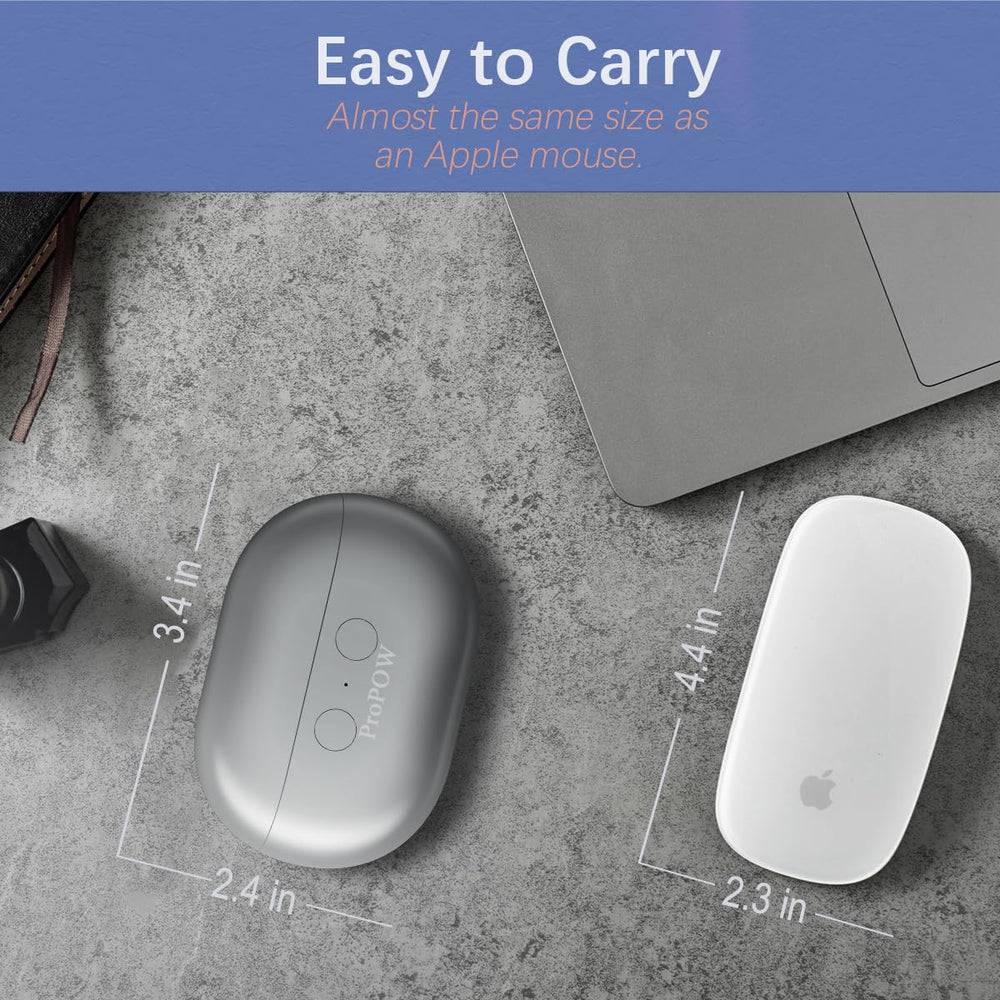 ProPOW boîtier magnétique et recharge USB-C, excellente portabilité en voyage.