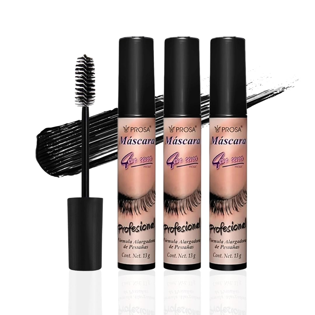 Prosa Mascara Set: ensemble-3-pack pour volume et longueur visibles.