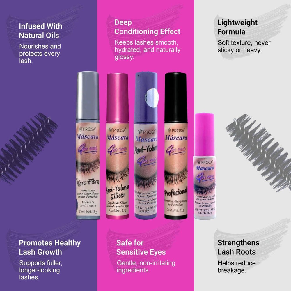 Gift-ready Prosa Mascara Professional Collection appeals to beauty lovers and aspiring artists.