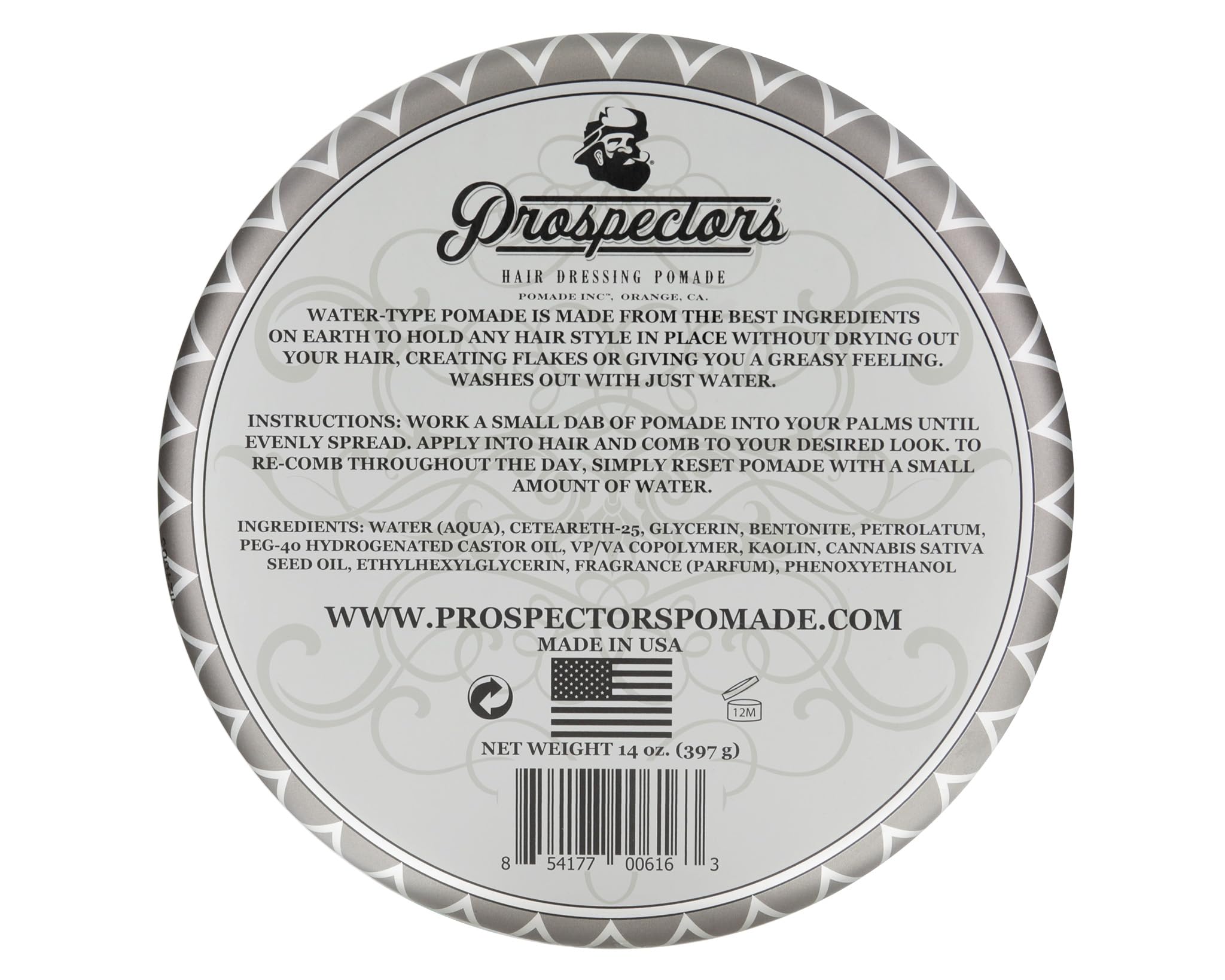 PROSPECTORS-coiffage-avec-peigne-pomade-argile-mate, résultat naturel et modelage facile.