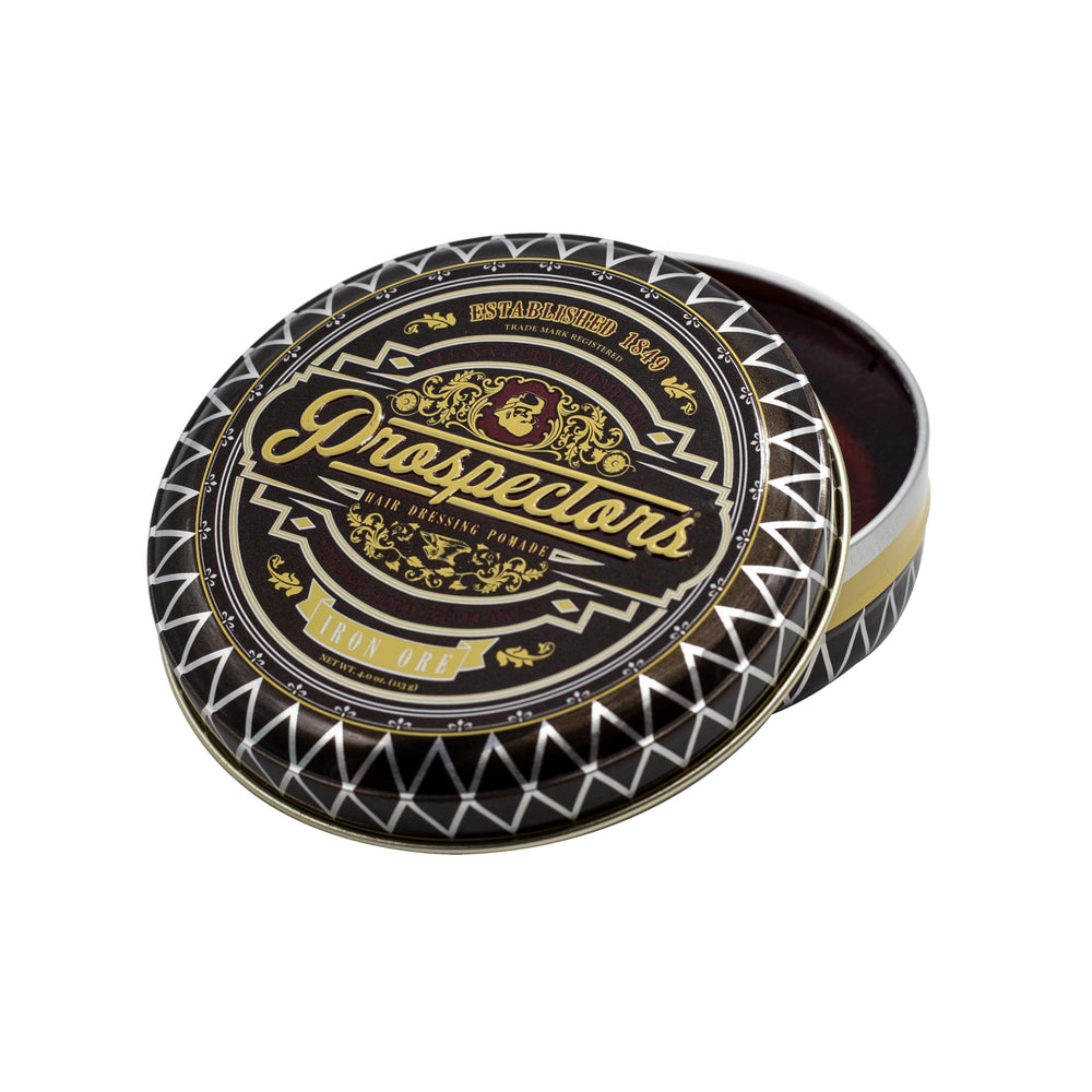 Prospectors Minerai de Fer pomade – texture raffinée et brillance durable.