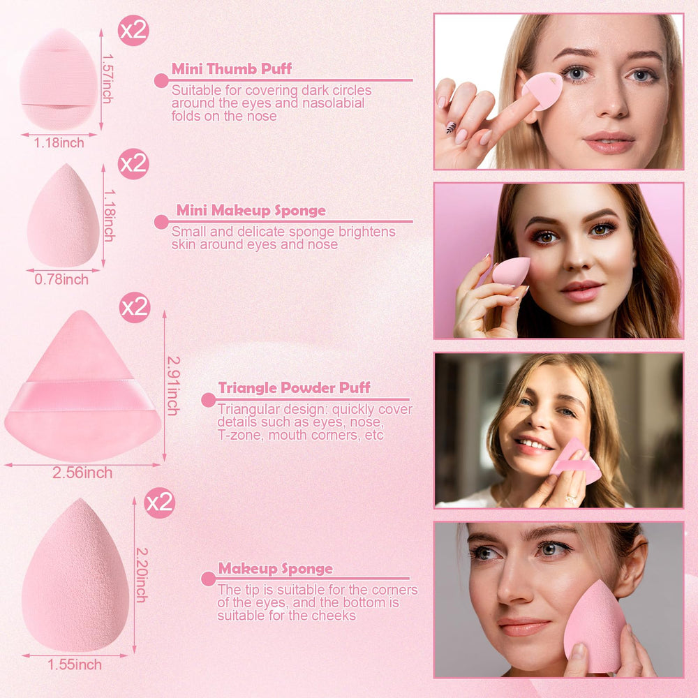 Éponges maquillage ProSuites, texture douce et absorbante pour application uniforme.