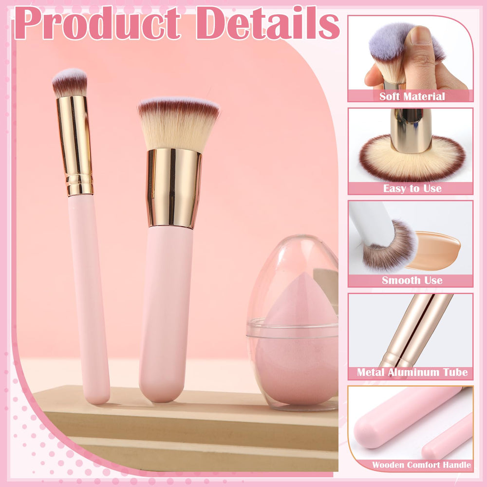 ProSuites poudre et puff rose, absorption contrôlée et fini uniforme.