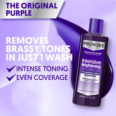 PROVOKE Touch of Silver – massage du cuir chevelu pour une répartition homogène.