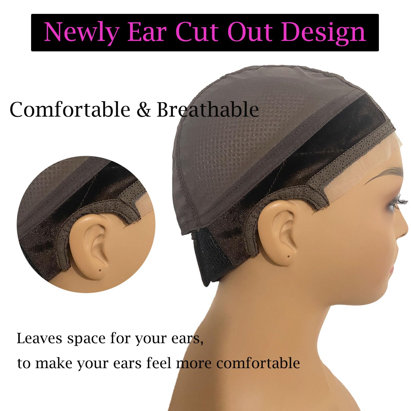 Cap grip Prudenp avec découpe d'oreilles, confort assuré.