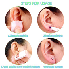 Studs acier inox 316L calibre 20, bille sertie sans nickel.