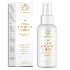 Psalmonica Hair Growth Serum bottle for fuller-looking hair.