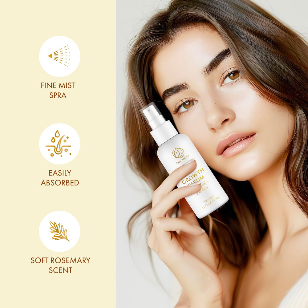 Psalmonica rice water essence graphic hints lightweight hydration.