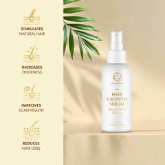 Psalmonica rosemary oil bottle highlights natural scalp care.