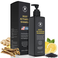 Psalmonica Shampoing Activateur Racines, amélioration potentielle de densité et soin cuir chevelu