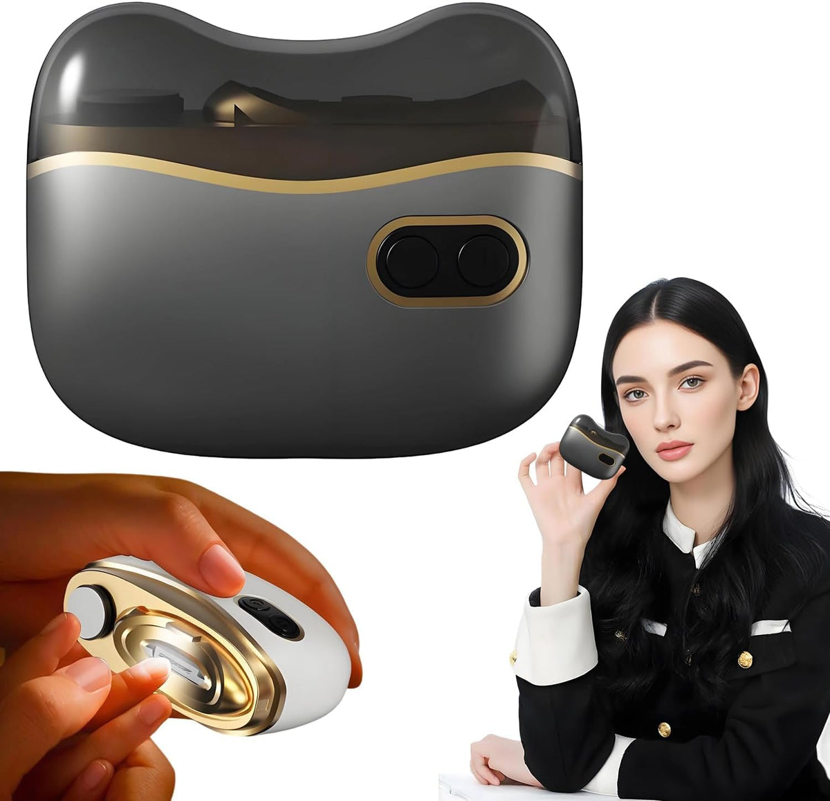Psycat coupe-ongles électrique avec prise en main ergonomique pour seniors.