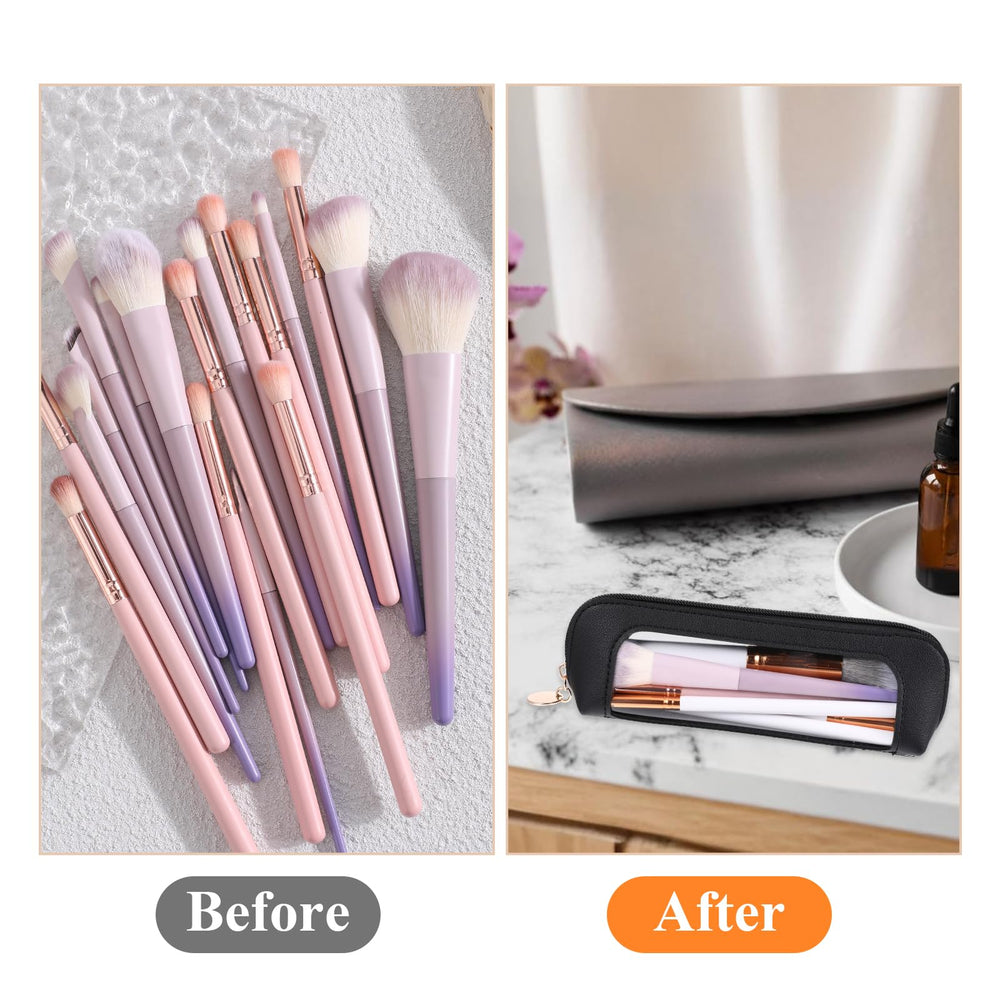 Psyqtsuary Trousse transparente vue claire pour repérer rapidement les produits.