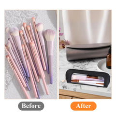 Psyqtsuary Trousse transparente vue claire pour repérer rapidement les produits.