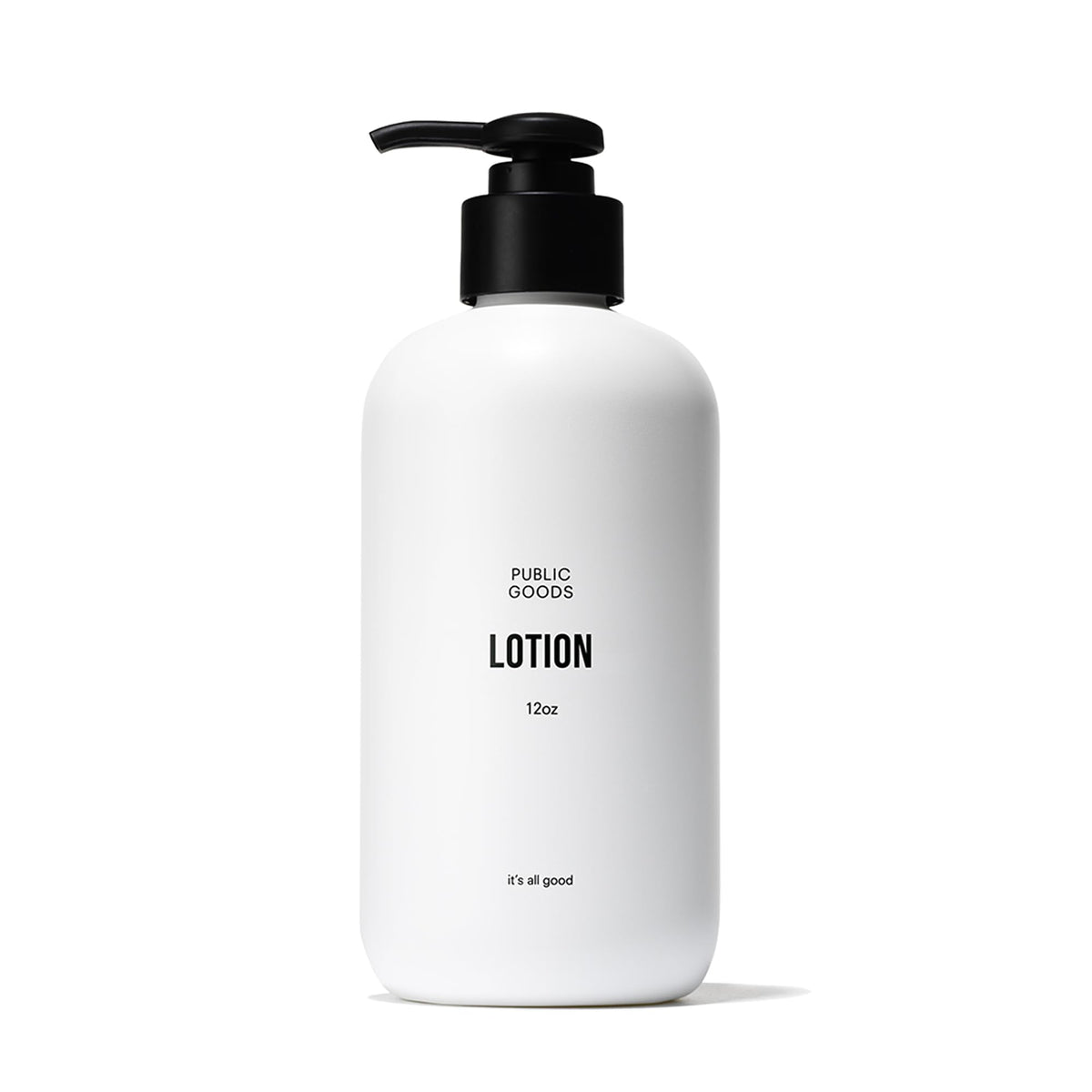 Public Goods Lotion Corps et Mains: bouteille éco et hydratation douce.