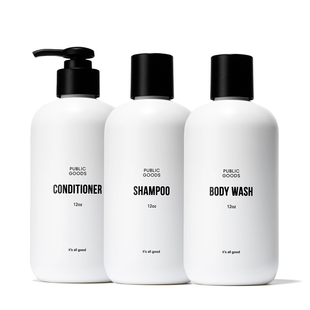 Public Goods Shampoing bouteille — hydratation douce et nettoyage en profondeur