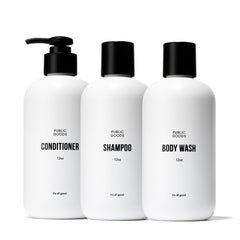 Public Goods Shampoing bouteille — hydratation douce et nettoyage en profondeur
