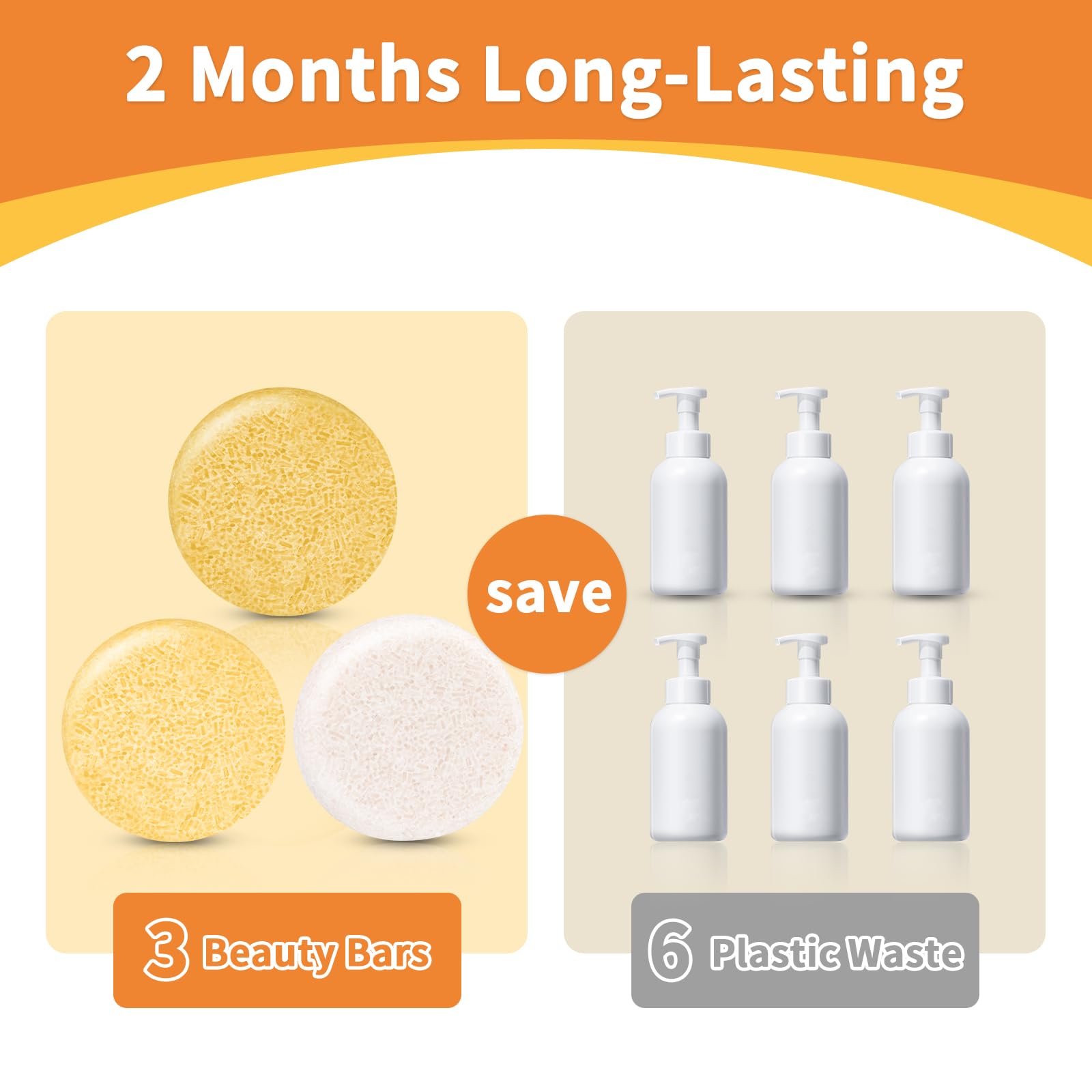 Pubpok Lot double shampoings et un après-shampoing – solution pratique