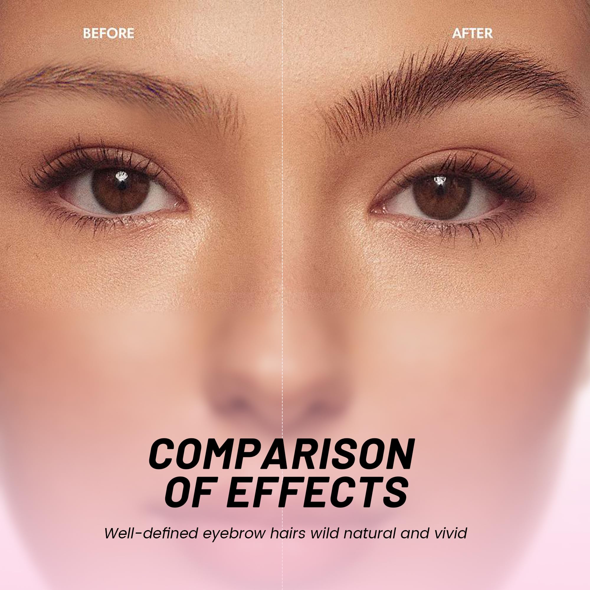 Utilisation facile pour débutants avec les sourcils naturels