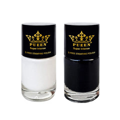 PUEEN Noir Jack, bouteille tamponnage précise pour motifs nets.