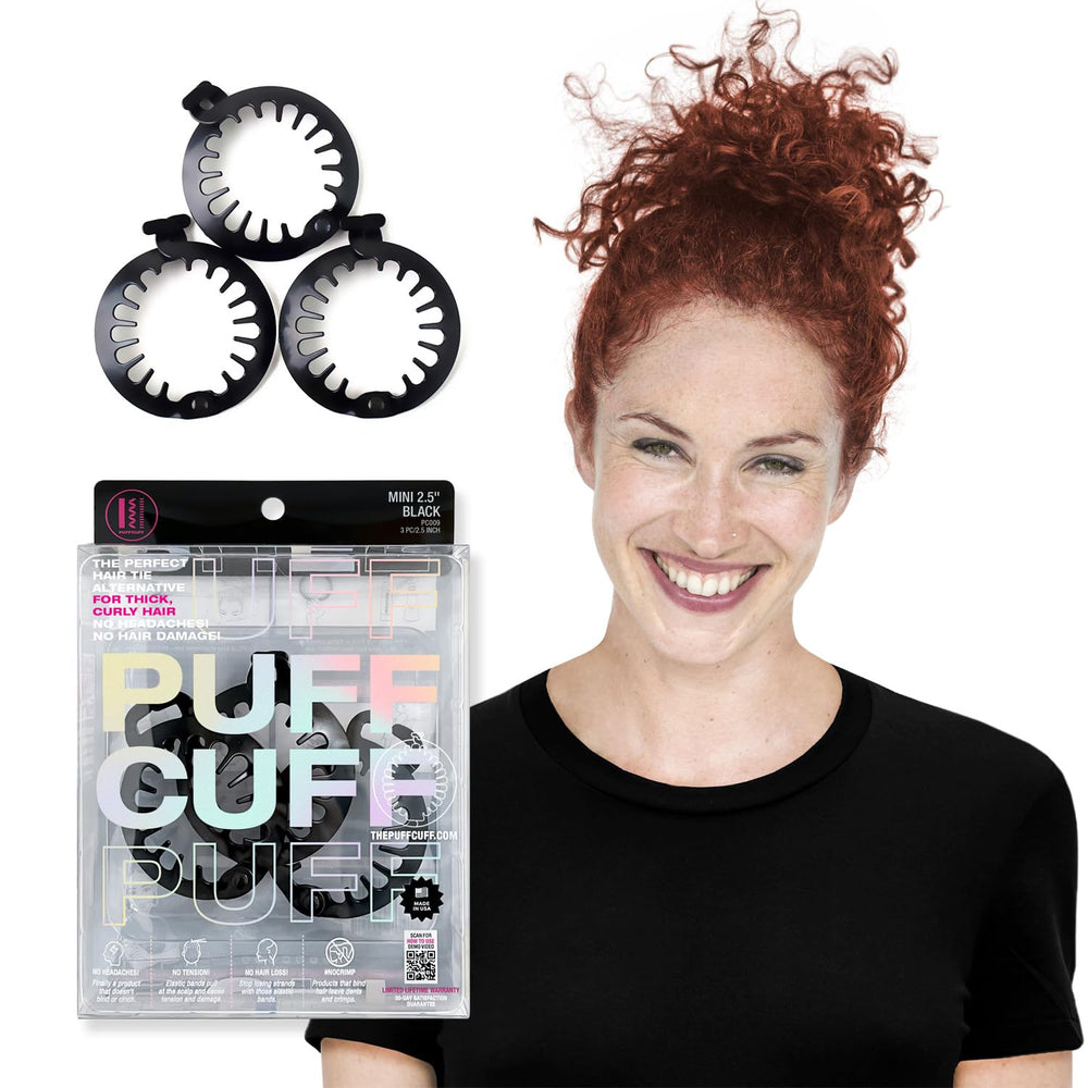 PuffCuff Mini clip: queue de cheval sans tension et maintien doux.
