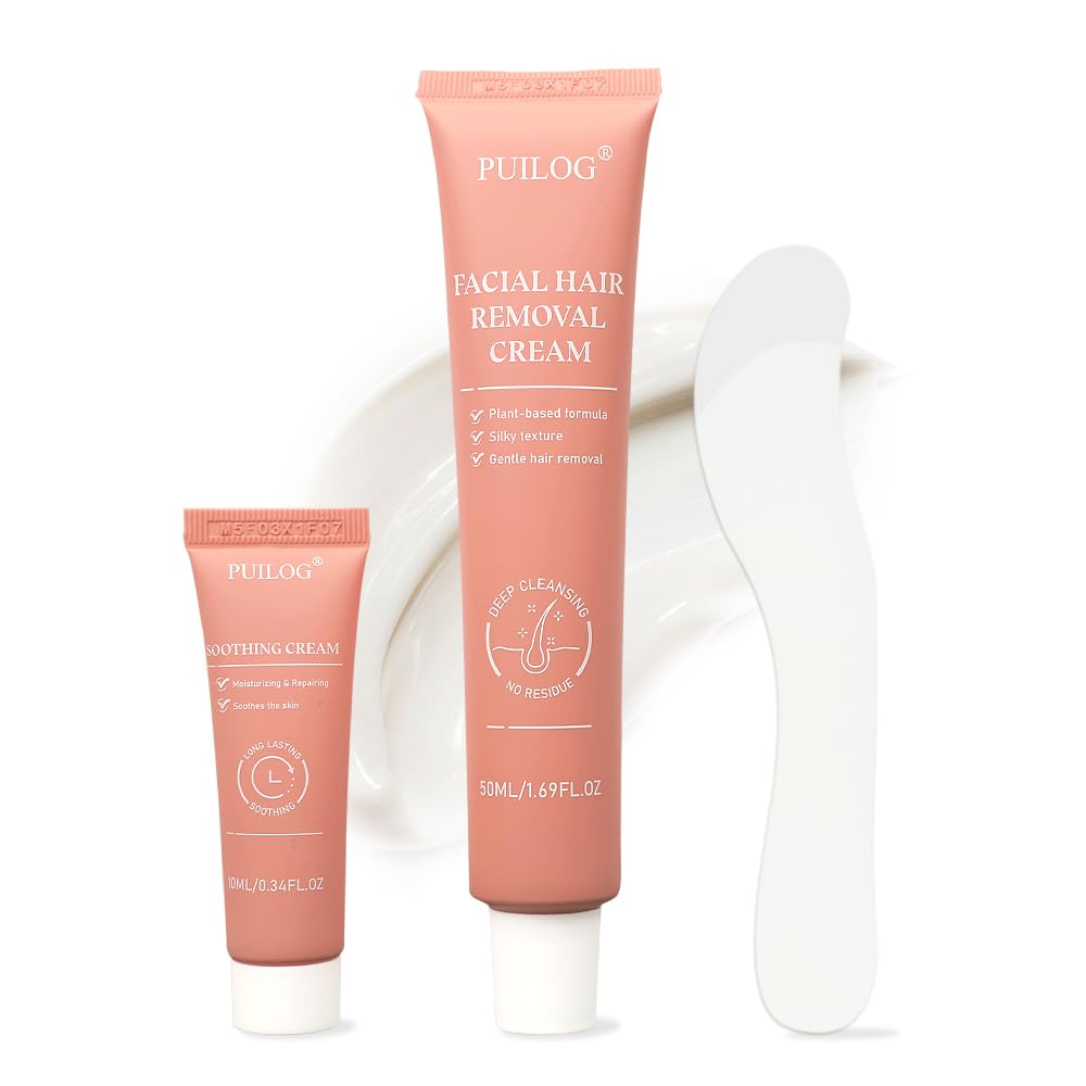PUILOG Crème dépilatoire visage – application facile et précise pour une peau lisse