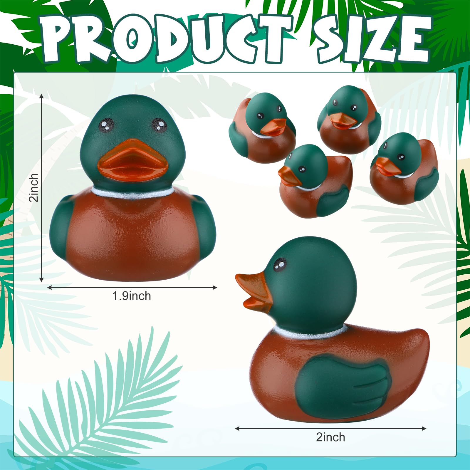 PullCrease canards colvert lot de 48 pièces pour jeux.