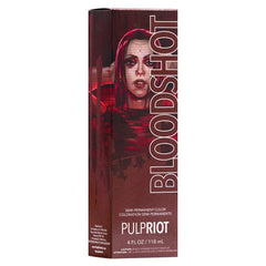 Pulp Riot Bloodshot: coloration semi-permanente en bouteille de 4 oz prête à l'emploi, couleur vibrante.