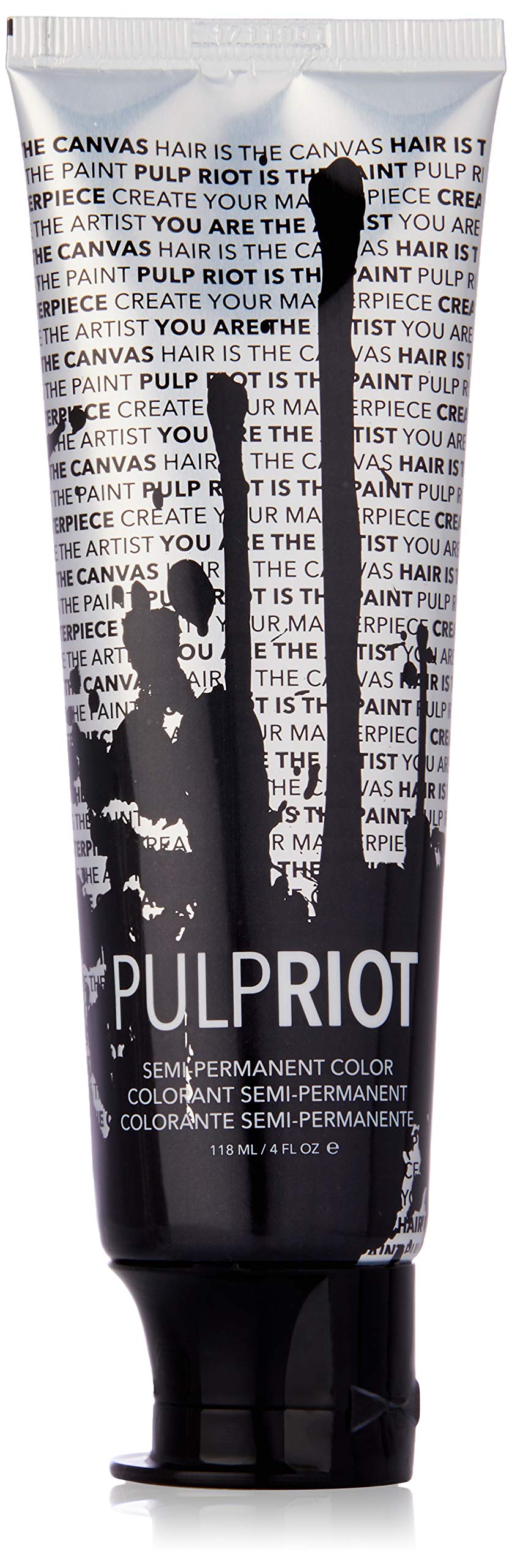 Pulp Riot coloration semi-permanente Noir – bouteille prête à l'emploi pour une couleur riche.