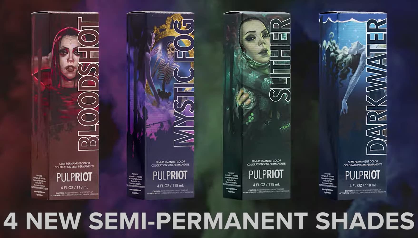 Pulp Riot Dark Water : formulation végane sans ammoniaque et parabènes