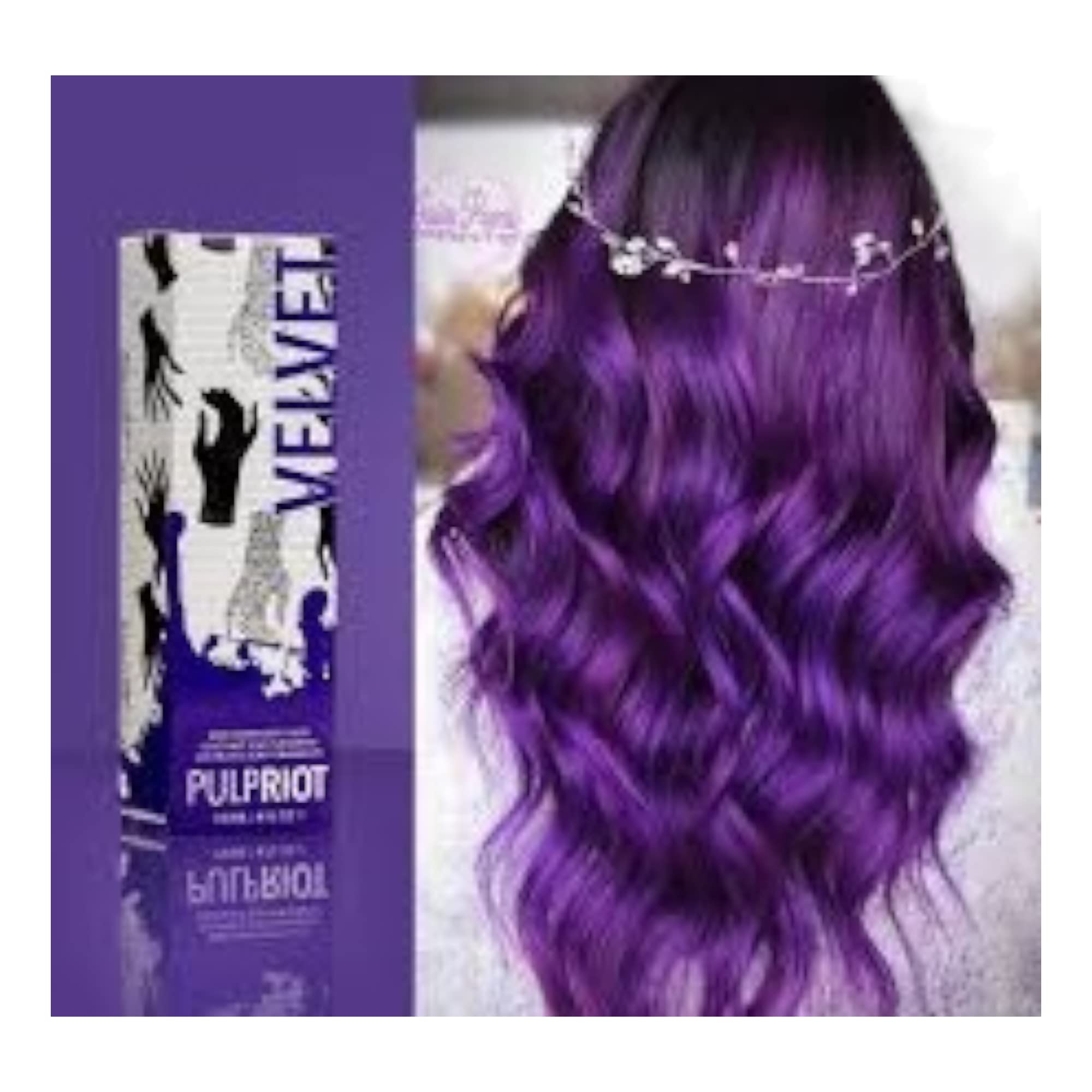 Pulp Riot Velvet – rinçage à l'eau froide après application pour révéler la couleur.