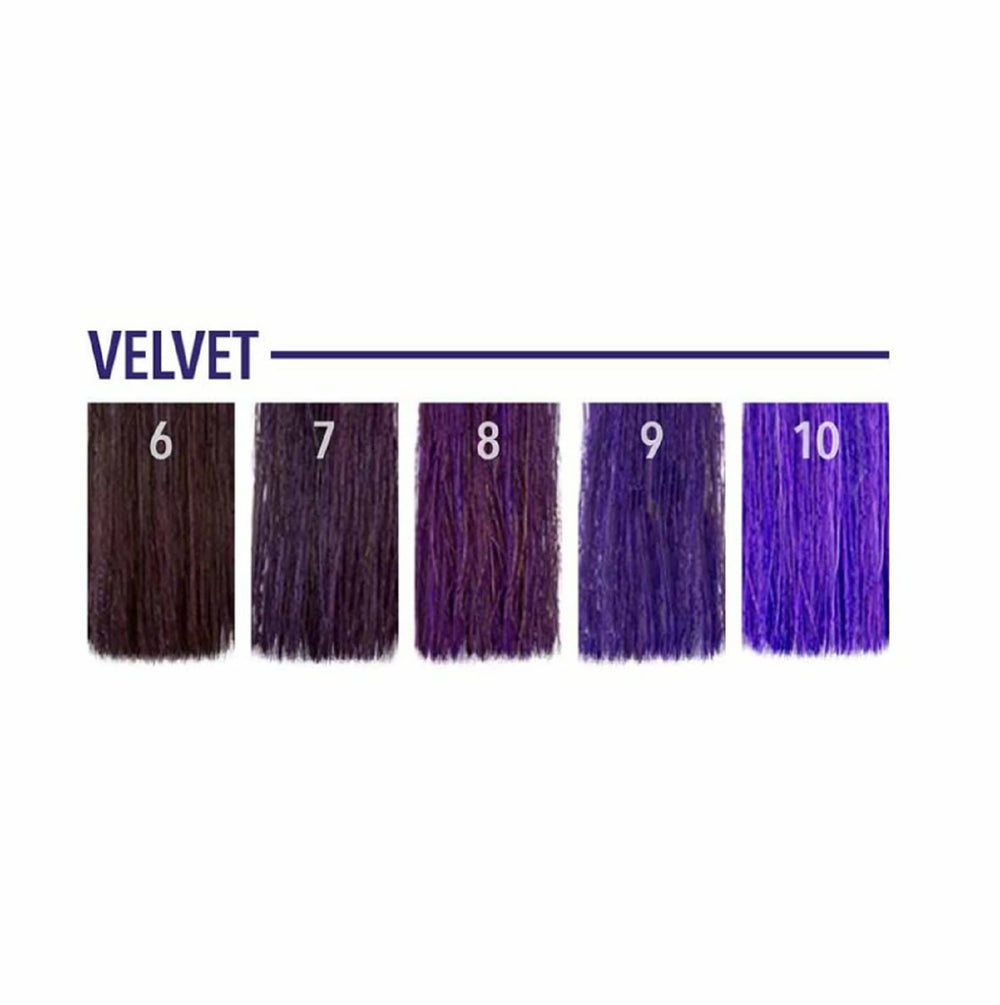 Pulp Riot Velvet — temps de pose sans chaleur de 25 à 40 minutes pour couleur durable.