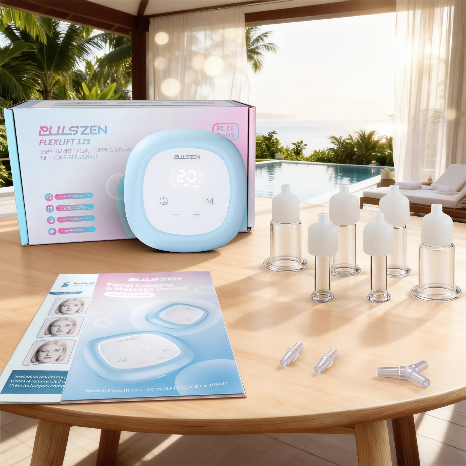 PulsZen massage contour ligne de mâchoire pour une silhouette plus nette