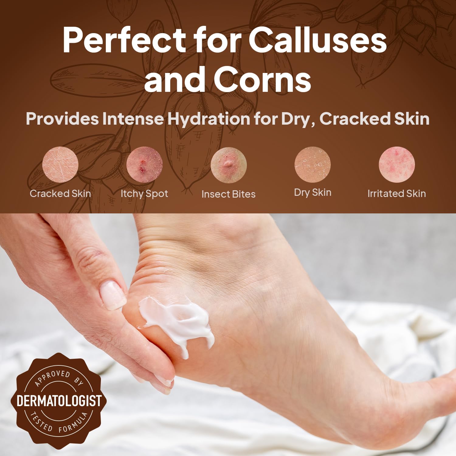 Flacon compact Pumice Valley pour déplacement et routine pieds.