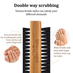 Brosse Pumice Valley avec corde suspendue pour rangement facile