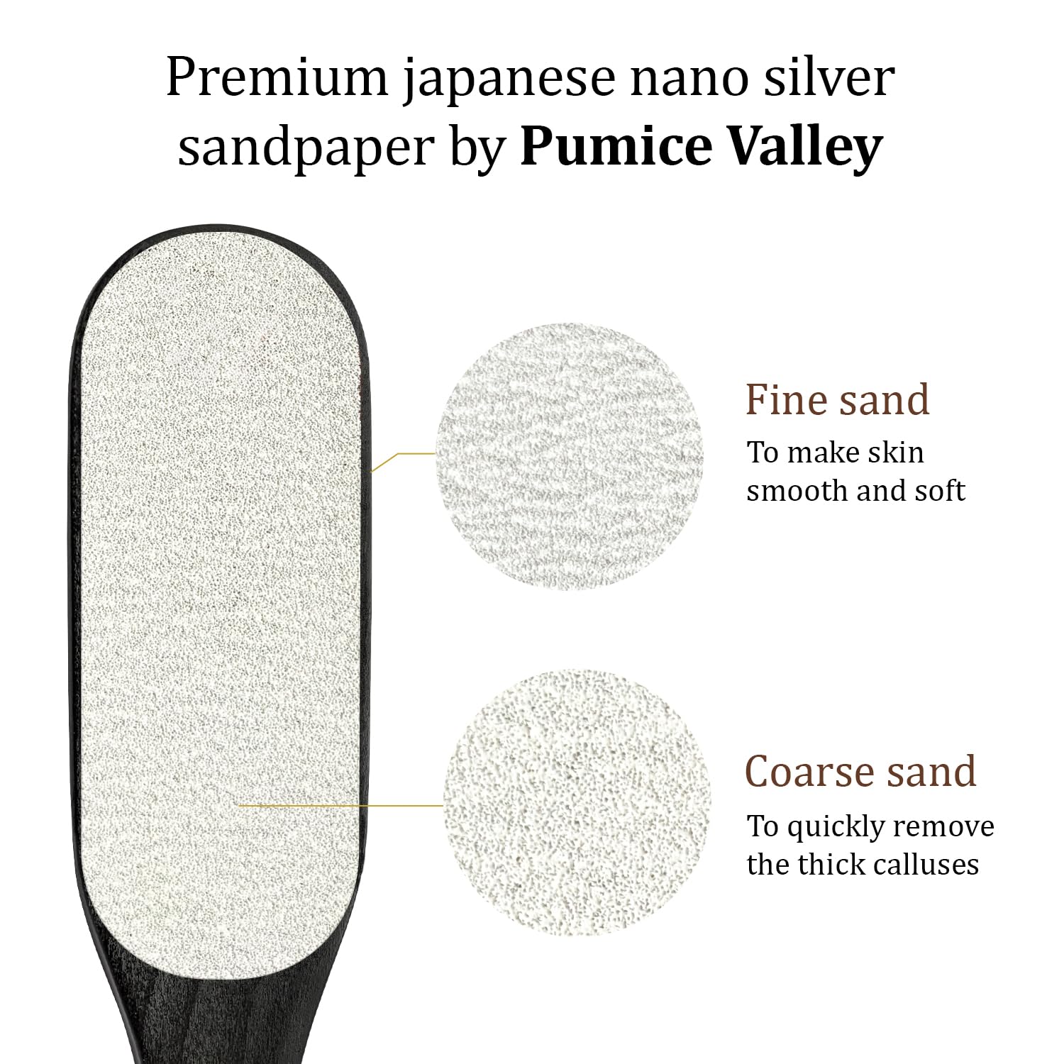 Pumice Valley pierre-pied-peau-seche pour une peau plus douce.