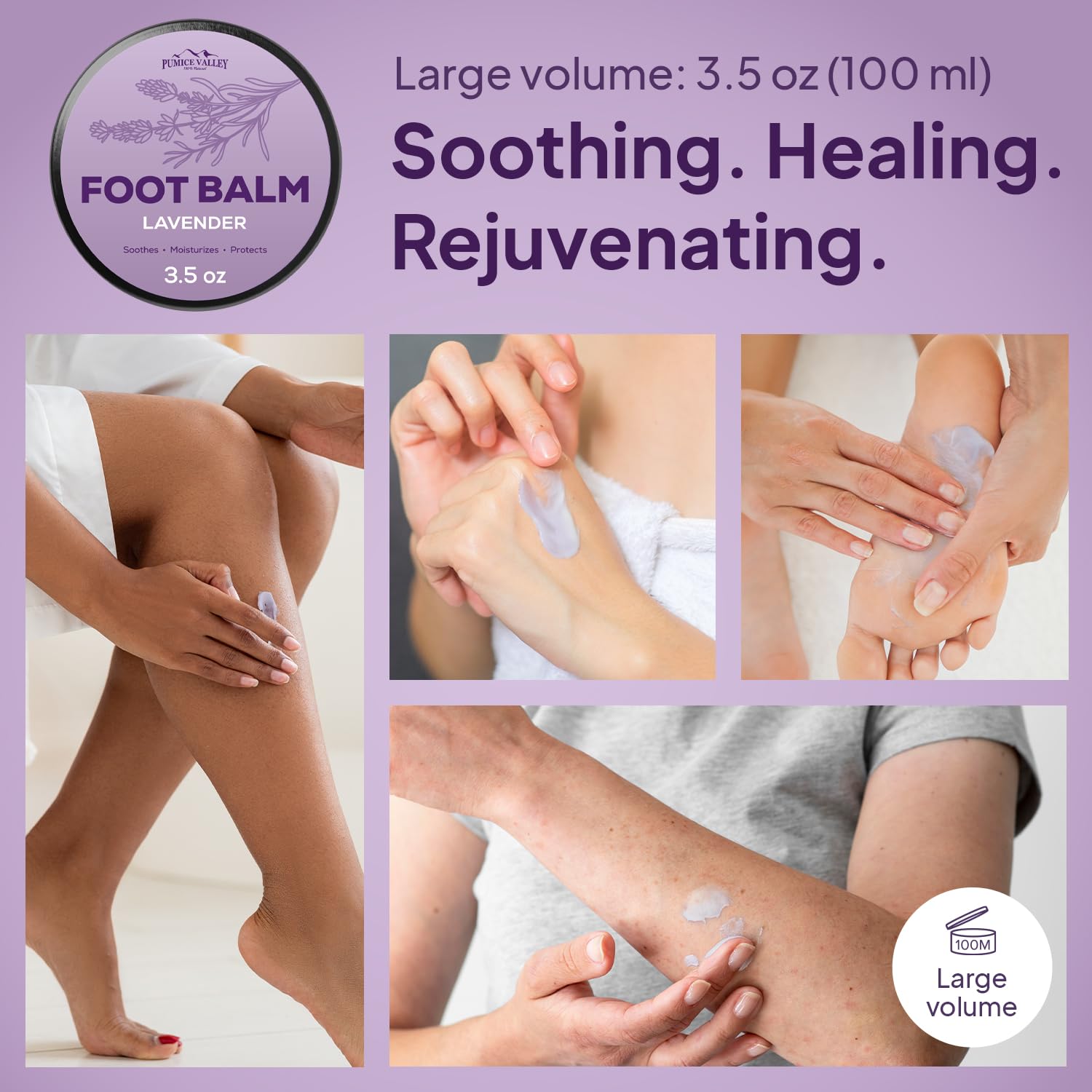 Pumice Valley Utilisation Nuit: routine de soin pieds avant le coucher.