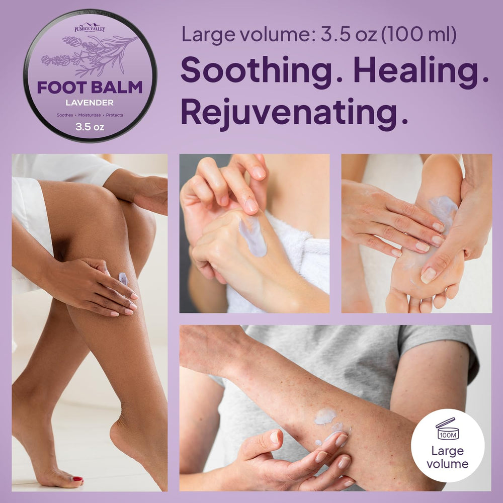 Pumice Valley Utilisation Nuit: routine de soin pieds avant le coucher.