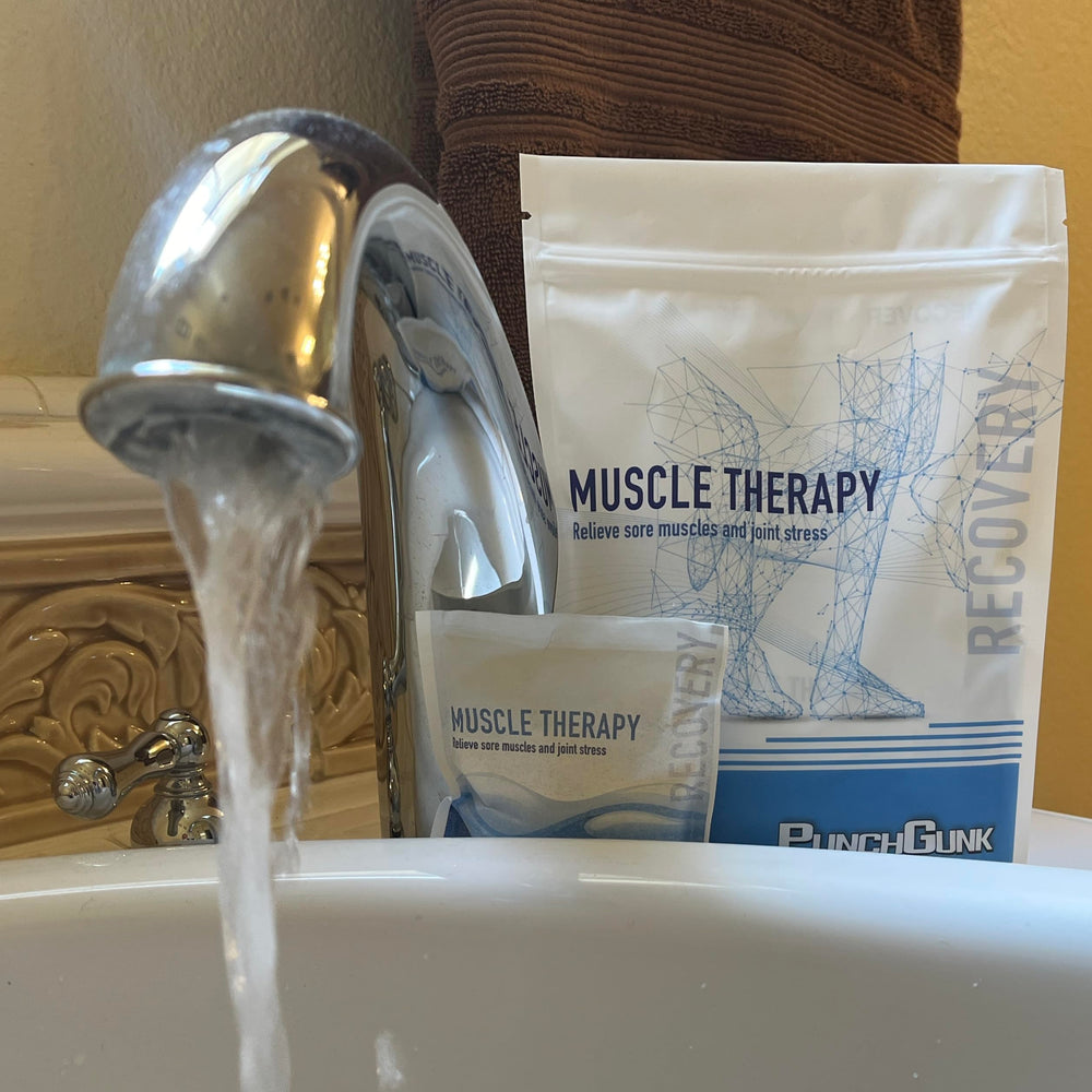 PunchGunk thérapie musculaire – ingrédients actifs soutenant la récupération après l'entraînement.