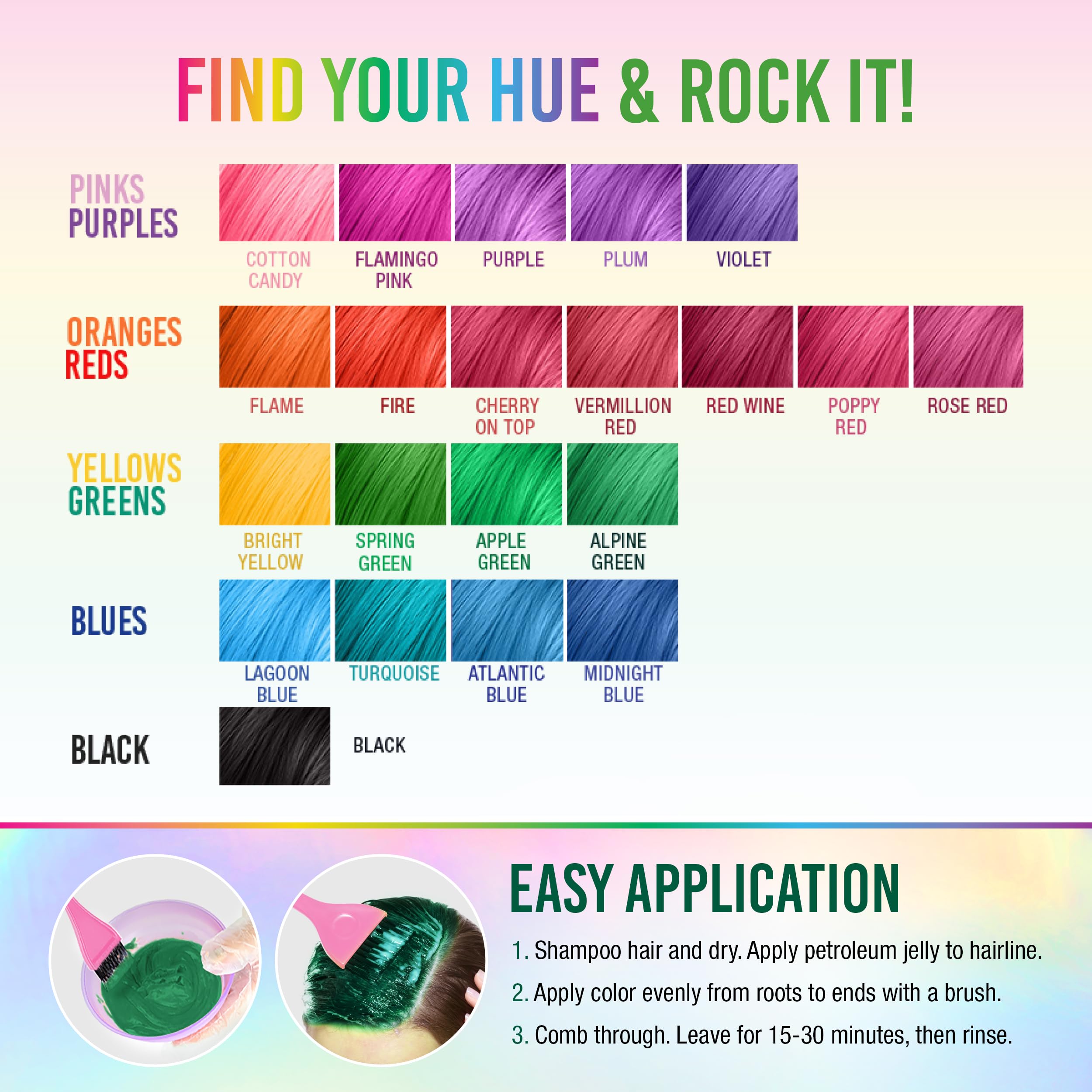 Punky Alpine Green : coloration vegan et sans cruauté respectant les cheveux.