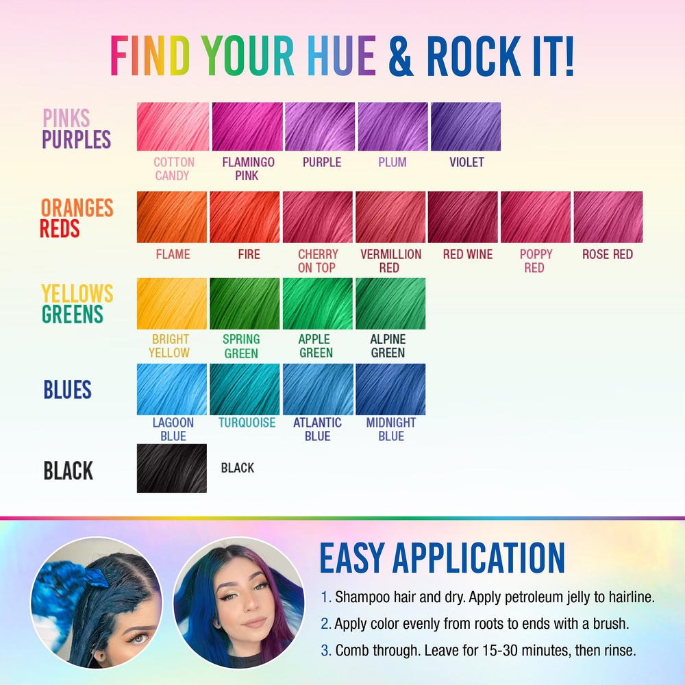 Punky Atlantic Blue – résultats multi-tons et ombrés grâce à une couleur modulable