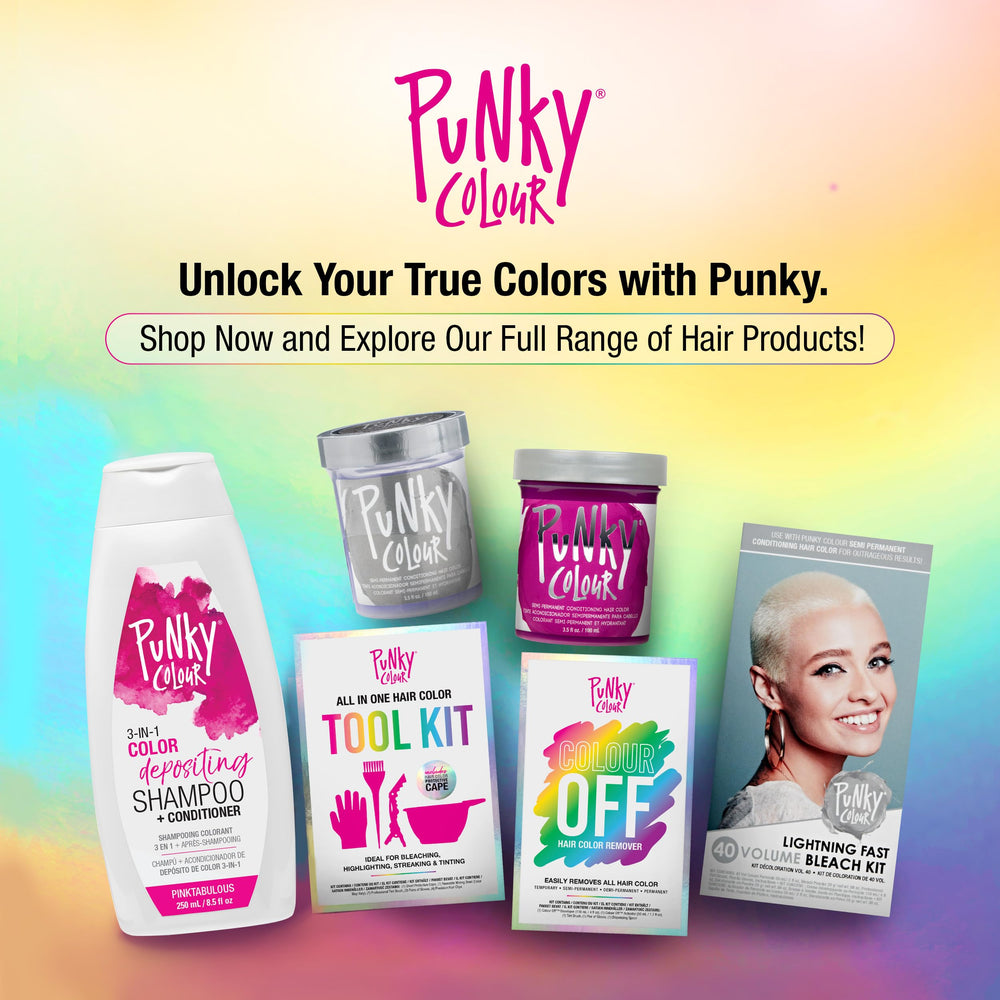 Punky Colour 3-en-1: couleur et soin combinés pour cheveux colorés et en santé.