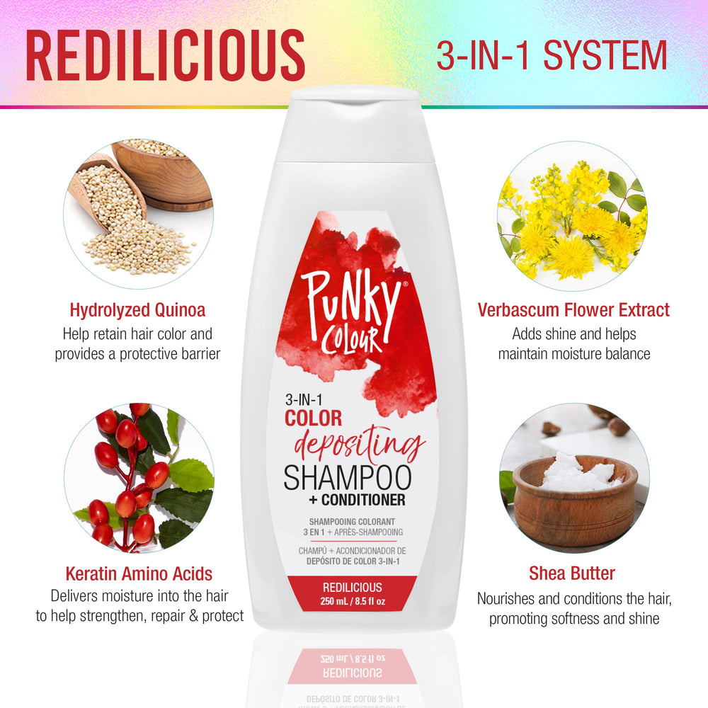 Punky Colour: application sur cheveux rouge avec douceur.