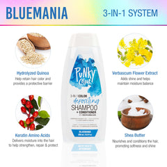 Punky Colour Bluemania cream texture demonstrates conditioning while depositing pigment.