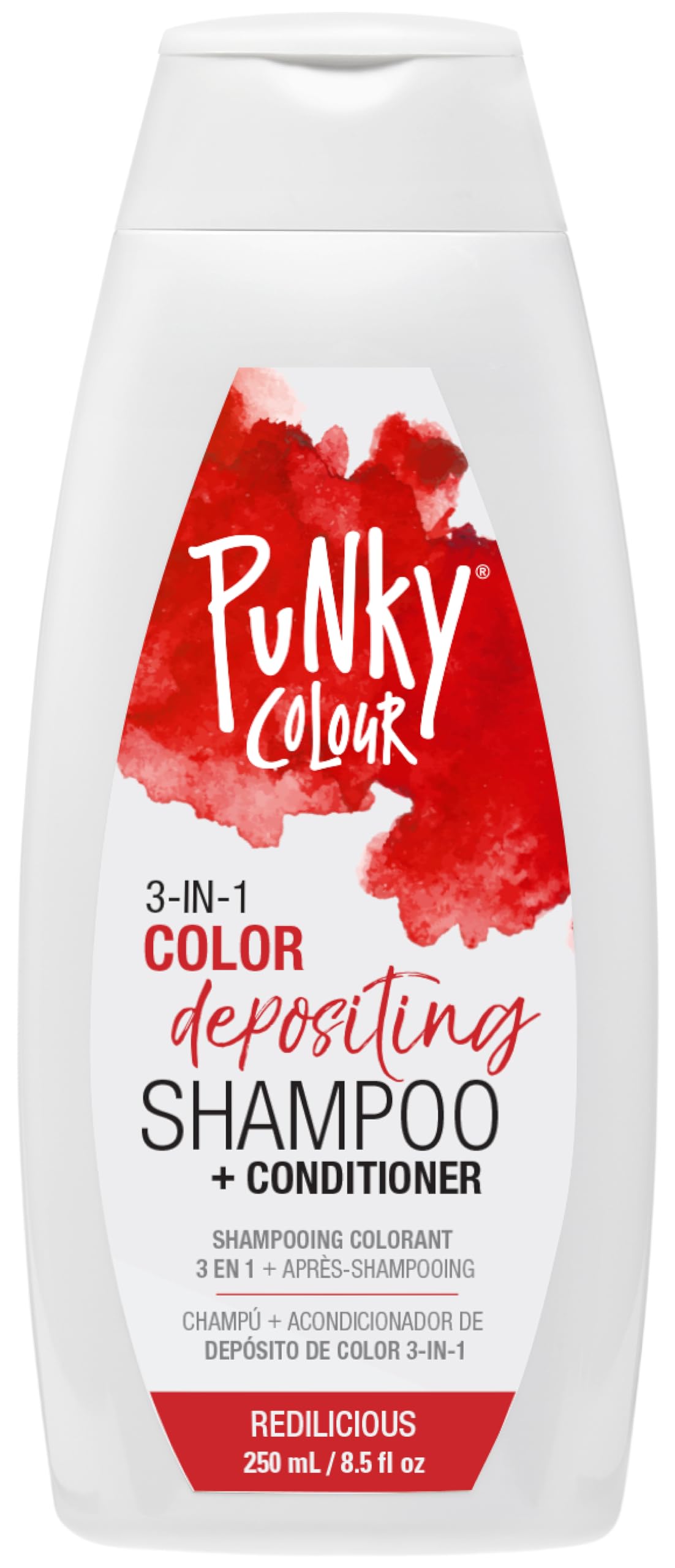 Punky Colour: bouteille déposante prête à raviver la teinte rouge.