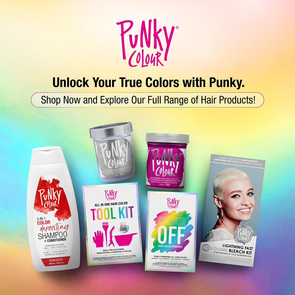 Emballage Punky Colour: flacon pratique et recyclable.