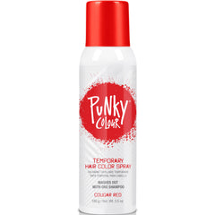 Punky Couleur Temporaire Cougar Red: pulvérisation sur cheveux pour un look vibrant et réversible.